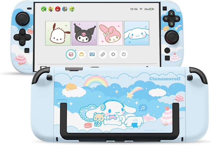 Kuitmor Protective Case Compatible with Switch 2 Model 2025, Hard PC Dockable Scratch&Shock Protection Cover Designed for Switch 2025 - DEG - Image 1